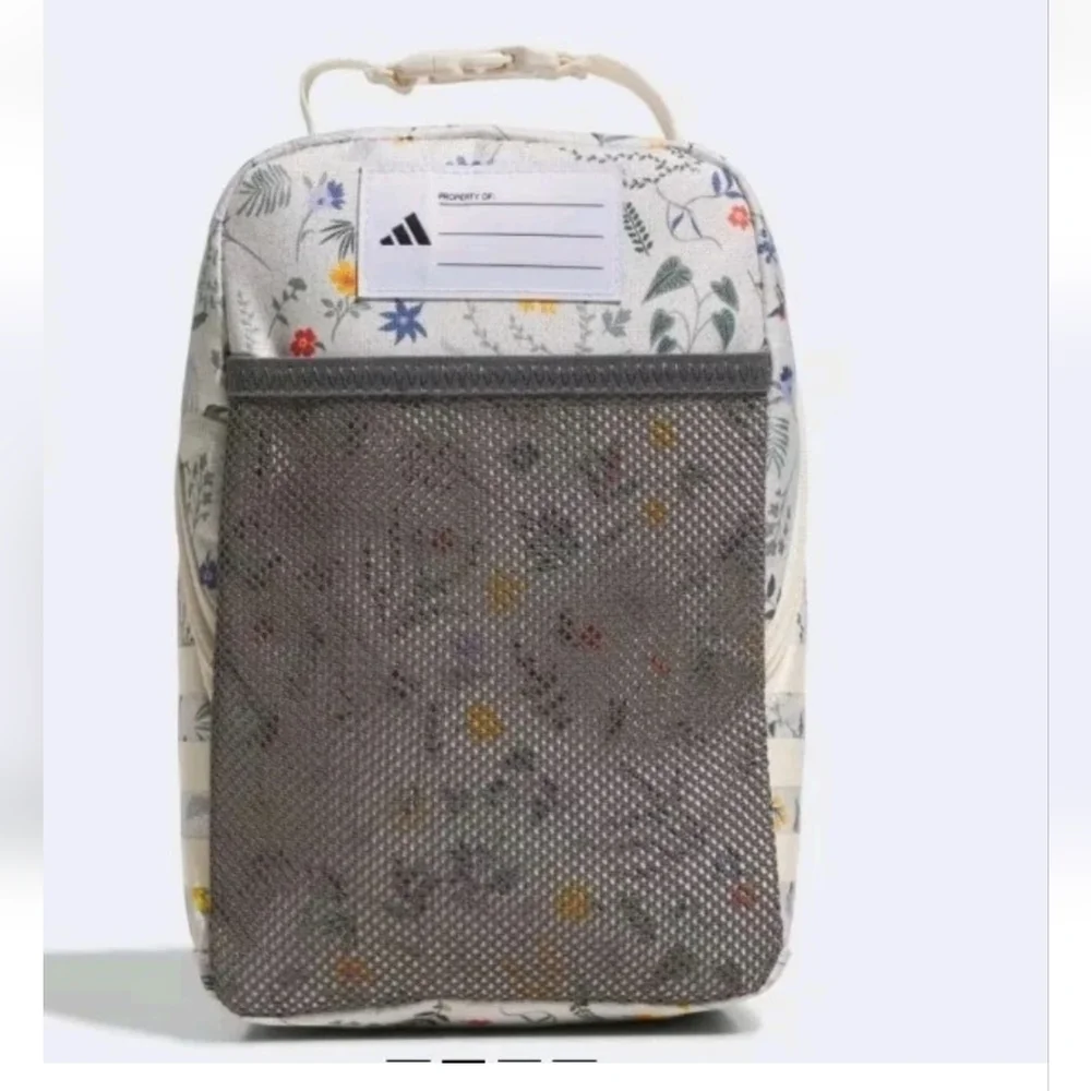 Adidas Lunch Bag Santiago 3 White Floral NWT $28